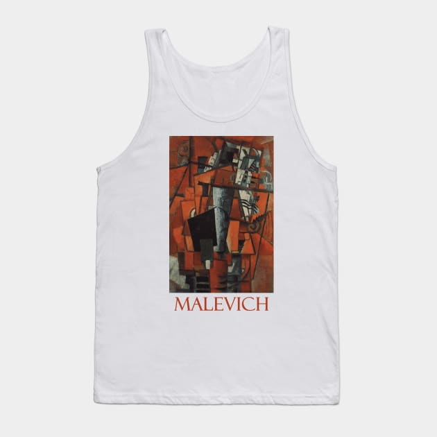 The Lady at the Piano by Kazimir Malevich Tank Top by Naves